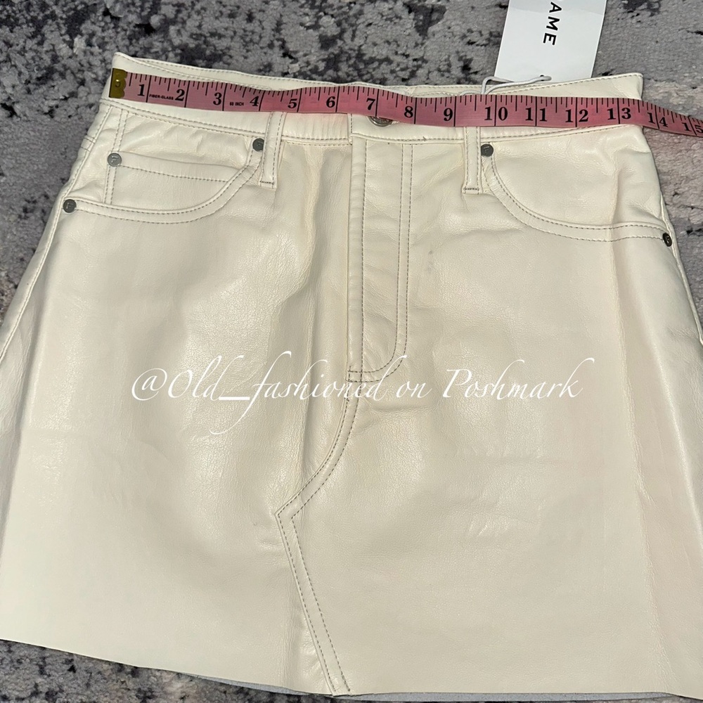 FRAME Leather Mini Skirt - Price Firm - Picture 9 of 10
